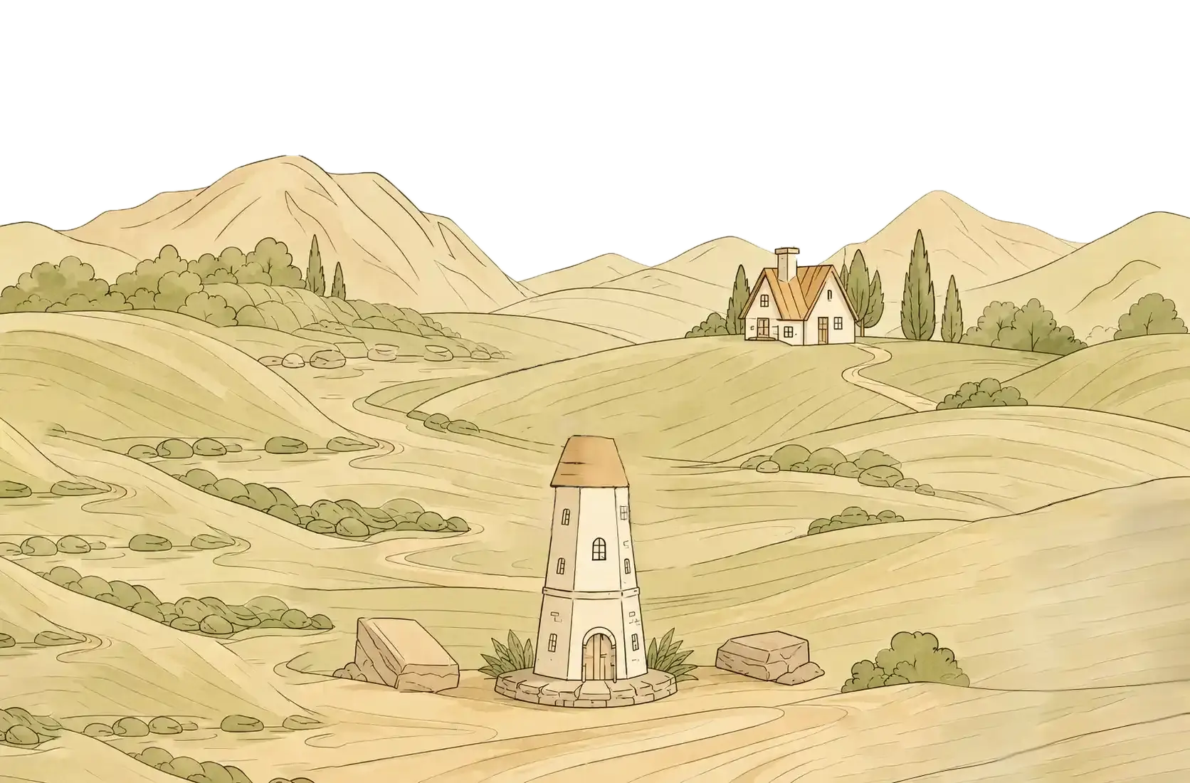 village-background